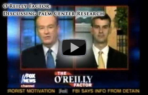 O'Reilly Factor: Discussing Palm Center Research